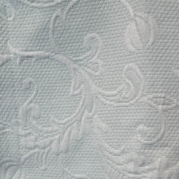 Colchas S. Domingos Baby Blue Scalloped Pillow Sham Cotton Blend Portugal 21X27 - Picture 4 of 9